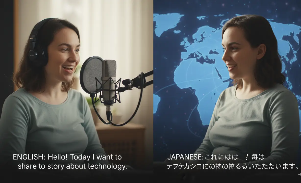 Voice cloning used for content translation and localization